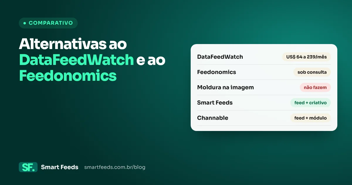 Capa: Alternativas ao DataFeedWatch e ao Feedonomics
